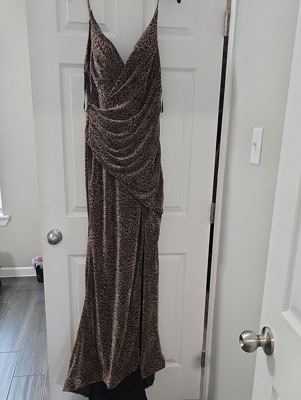 Cinderella Divine Black Satin Dress Label Detail